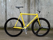 1993 Cannondale Track, Yellow (sold)