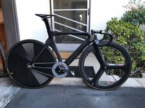 Crew Bike Co Custom Carbon Track Bike