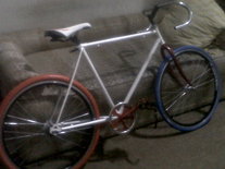 My fixie bike photo