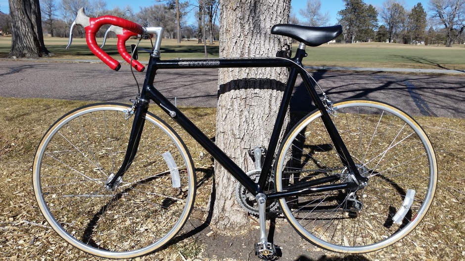 1986 Cannondale SR400 - Pedal Room