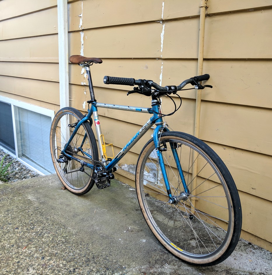 1992 Raleigh Technium Chill 650b - Pedal Room