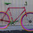 Red Peugeot U-08 Fixed Gear, no brakes