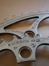 Choice of 2 chainrings 52/42T