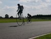 Racing at Castle combe in a duathlon