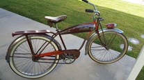 1952 Schwinn Panther Burgandy photo