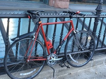 1985 Trek 500 Fixed Gear Conversion photo