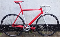 2008 Cannondale Capo 54cm - fixed & red