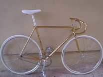 24k GOLD CINELLI SUPERPISTA track bike