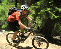 Riding the Reign in Tahoe in July 2009