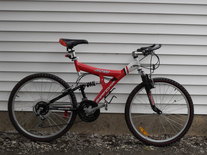 2001 My Canadian Tire mountain bike.