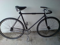 Homebuilt Raleigh Fixie/Pathracer.