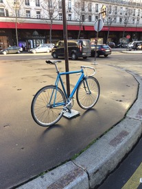 93' Cannondale C-Track 55 blue photo