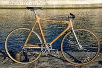 Bamboo track bike