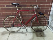 Bridgestone 400 townie, now race bike photo