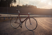 Custom Red Cannondale Track '92 photo