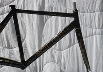 Cinelli Vigorelli BLACK/GOLD Frame Set