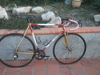 COLIAN gold road bike photo