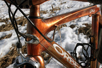 Copper Leaf and patina Orbea Orca