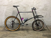 Custom built short john cargo bike photo