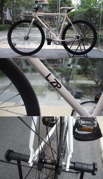 Damn White Fixed Gearrrrrr photo