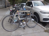 Enigmatic and well used track bike