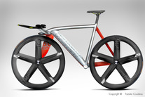 Titanium Hour record bike Mock up