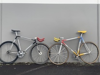 Kiwi and Aussie track pursuit bikes