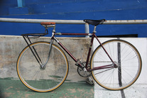 Maroon Townie / Porteur Bike