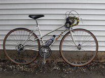 Old Miele road bike. Her name is "Melonie"