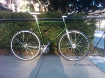 Motobecane Mirage fixed gear conversion photo