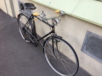 Classic Bianchi city bike