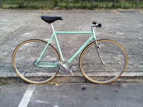 Seafoam green bike