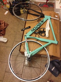 My first fixed gear  Aventon build photo