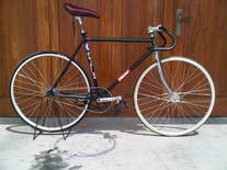 old local black fixed gear