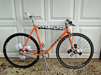 orange KHS HEAVY PEDAL