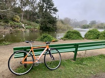 Orange Low Fixed Gear