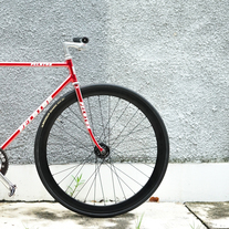 Peloton Red White Metallic Illusion NJS