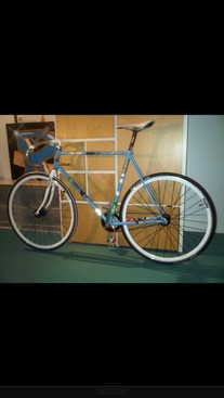 Raleigh Baby Blue-White fixed conversion photo