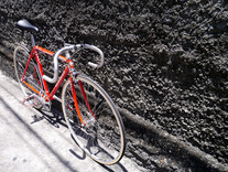 RED FAUSTO COPPI TRACK FIXIE photo