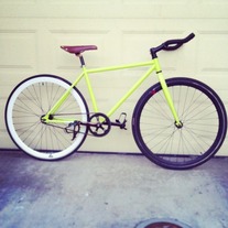 Retrospec Lime Green Fixed Gear photo