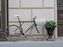 Bamboo triple triangle fixie