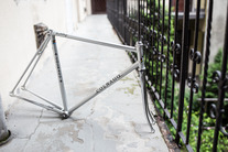 Silver Colnago Pista