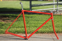 Unknown Red Orange Lugged Track