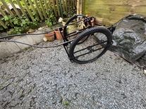 Very heavy steel trailer