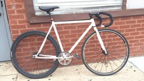 52 CM White Steel Bike (6KU) photo