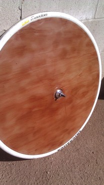 woodgrain disc wheel