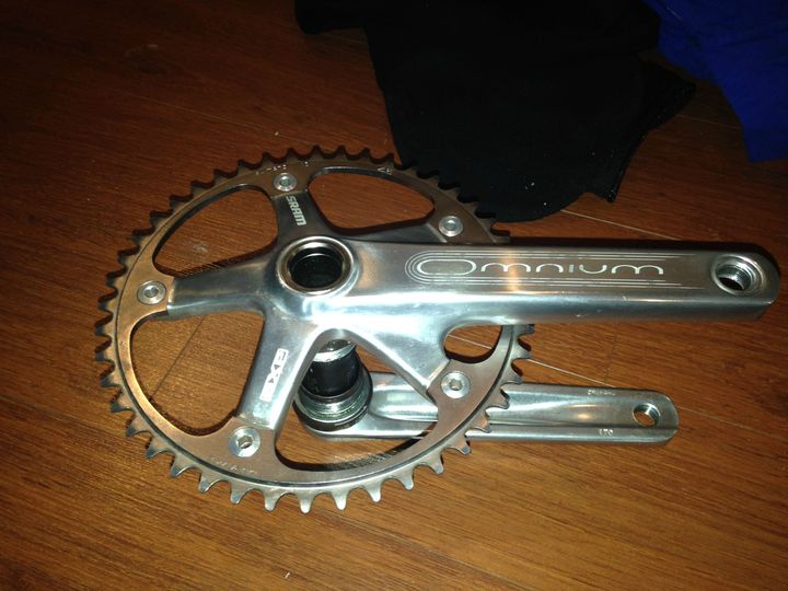 silver omnium crankset