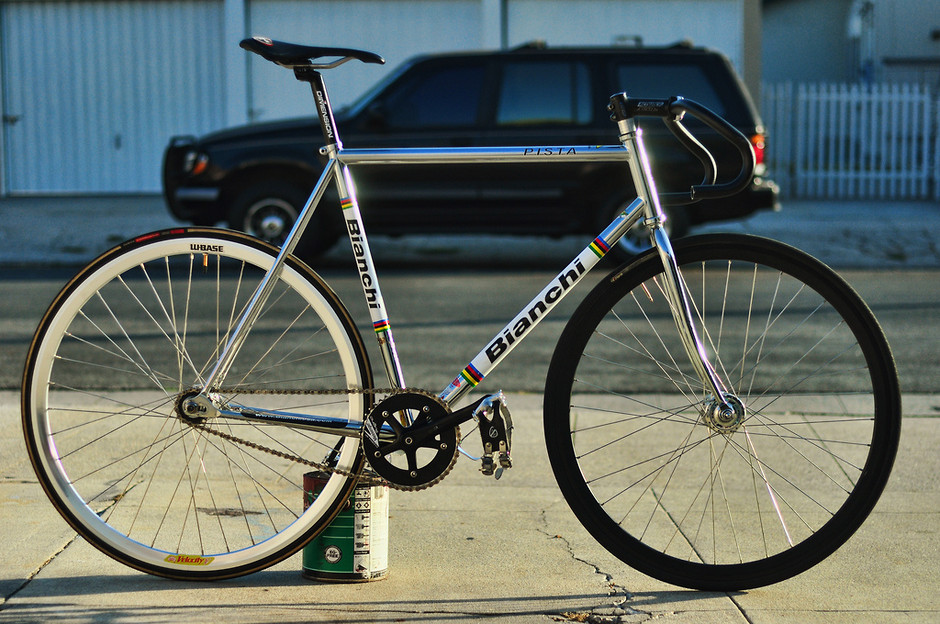 Montage perso sur cadre Veneto Chrome-bianchi-pista-57cm-909_2