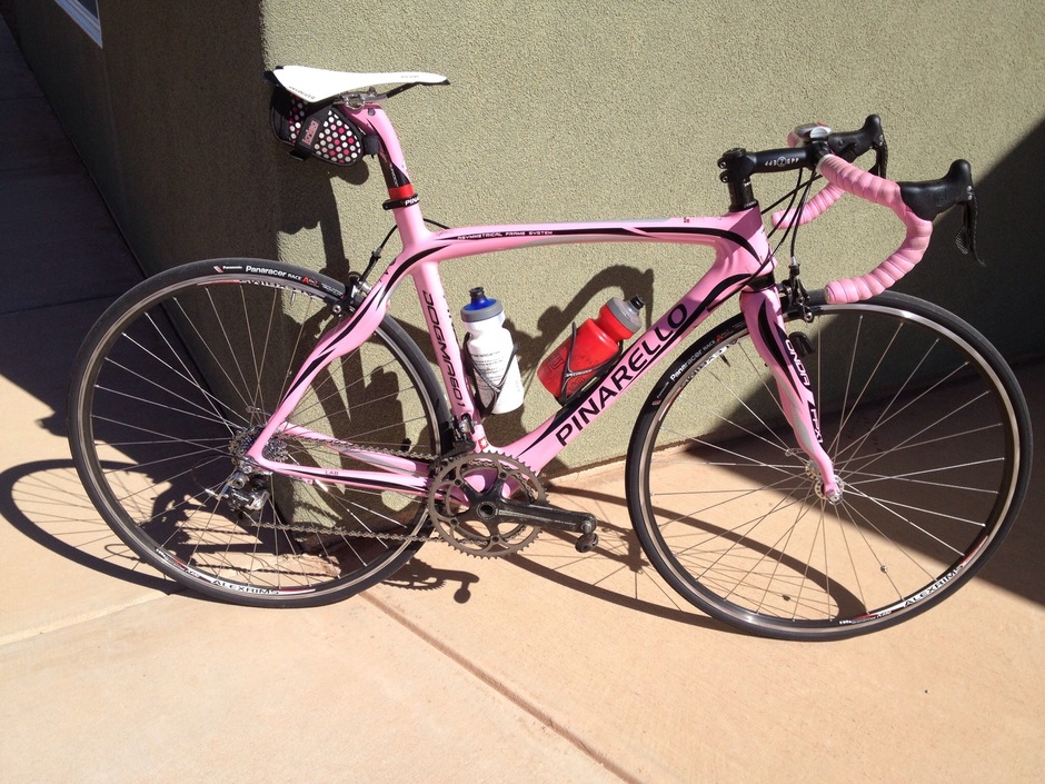 Pink sales pinarello bike