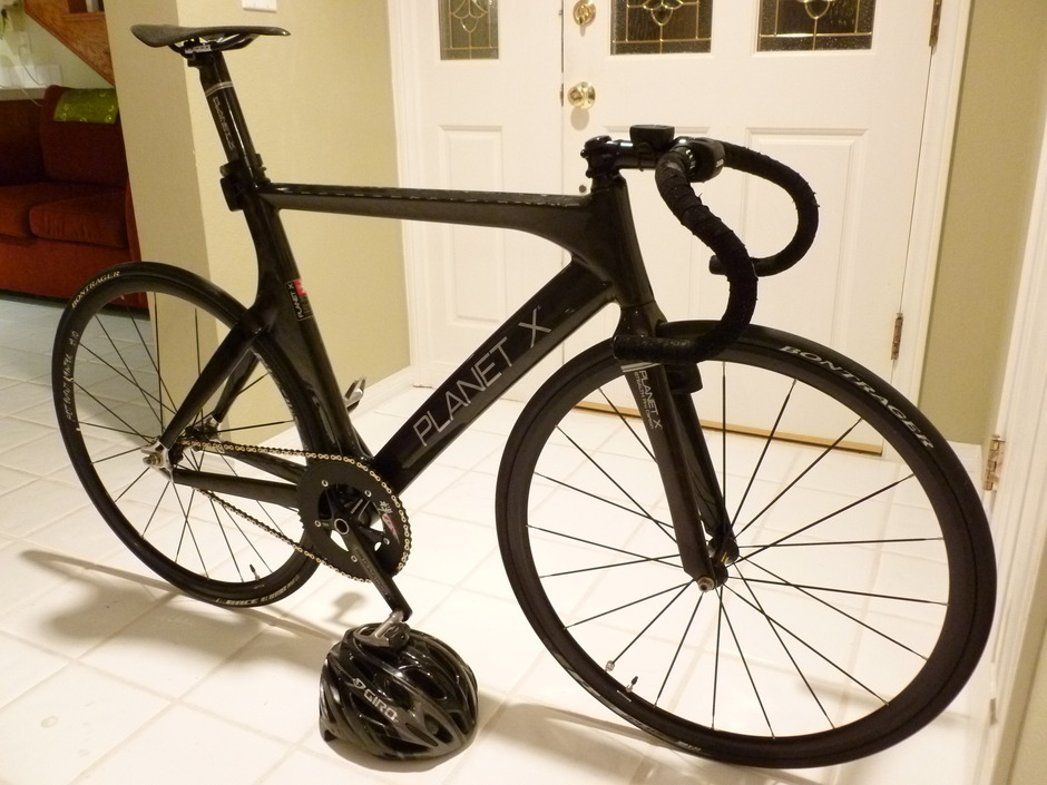 planet x pro carbon track bike